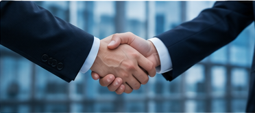 Business handshake